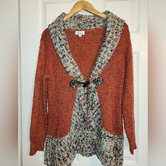 Ponesa Boho Cardigan Size Large - Picture 1 of 11